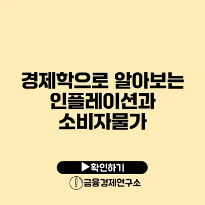 경제학으로 알아보는 인플레이션과 소비자물가